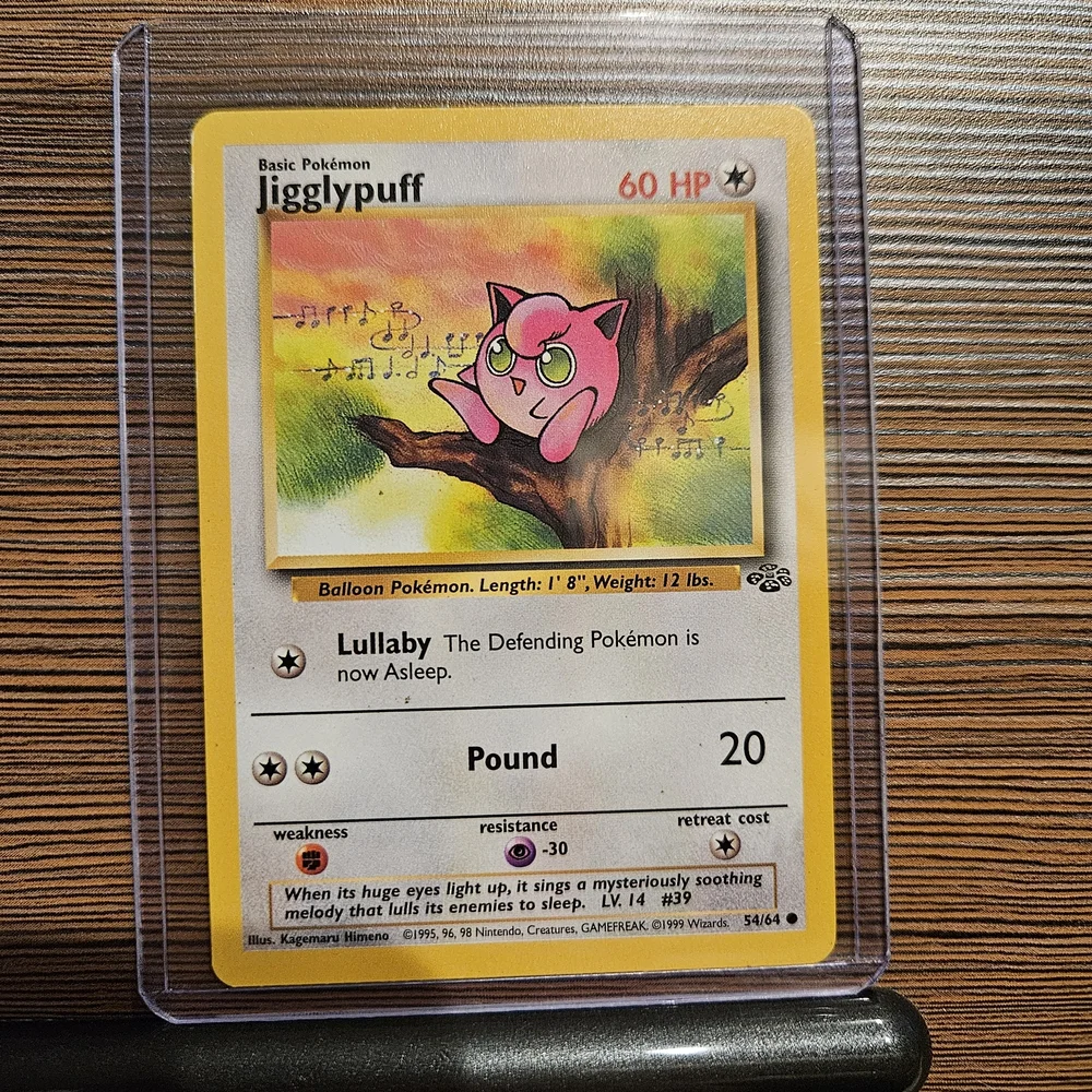 Pokemon Jigglypuff 54/64 Jungle Trading Card